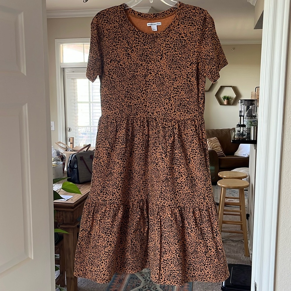 Animal Print Midi Dress